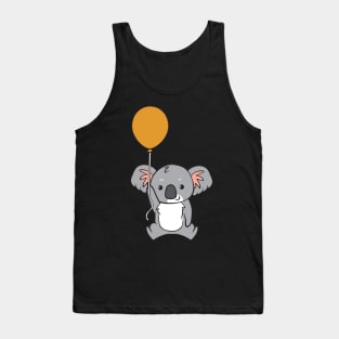 Koala - with orange balloon Tank Top